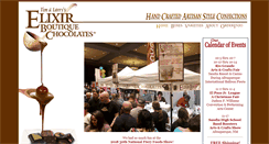 Desktop Screenshot of elixirchocolates.com